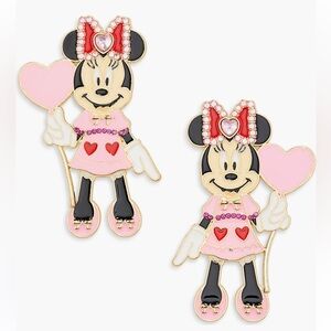 Baublebar NWT Minnie Mouse Valentine stud